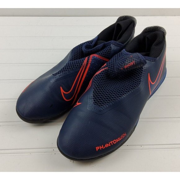 Nike Phantom VSN Ghost Soccer Turf A03287-440 Shoes Youth Size 8 - Picture 1 of 9
